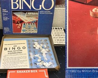 1982 Milton Bradley Deluxe Edition Bingo