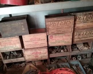 Lots of vintage crates
