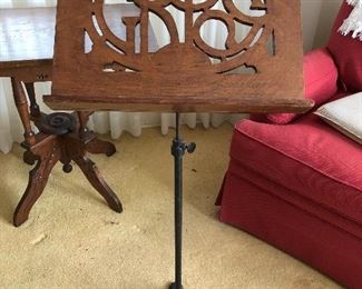 Vintage music stand.