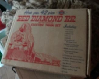 Vintage Red Diamond RR Set $ 46.00