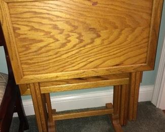 wood tv trays