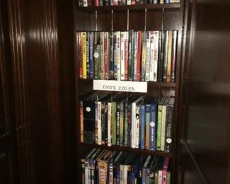 Good selection of DVDs