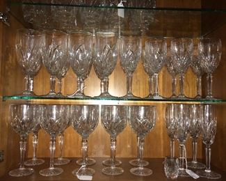 Waterford Marquis stemware.  