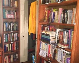 Books, books and more books.  And bookcases.  Bookcases have sold.