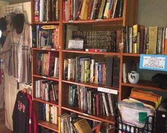 More books and book cases!  Bookcases have sold.