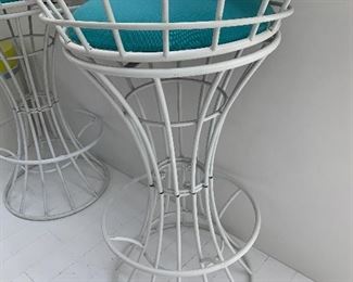 Atomic style barstools (two available)
