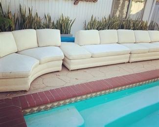 3 piece 1960’s modular couch 