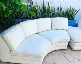 3 piece 1960s modular couch