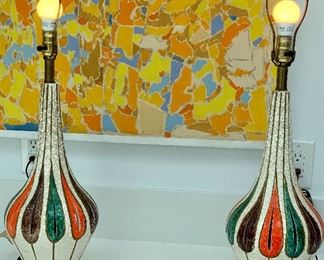 Paid midcentury lamps (no shades)