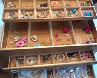 Vintage costume jewelry