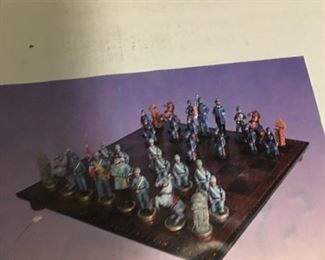 Civil War chess set