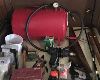 Air compressor, tools