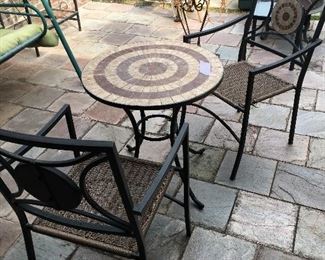 Small patio set