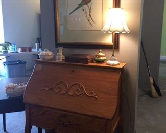 French drop front desk