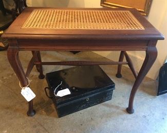 Caned Bench, Money Box