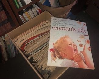 Box of vintage magazines