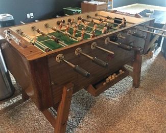 Vintage Vulcan German Football Foosball Type  Table Arcade Game Room