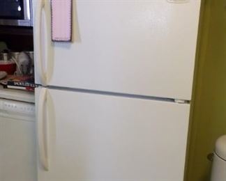 Frigidaire Refrigerator also in excellent condition,  very clean