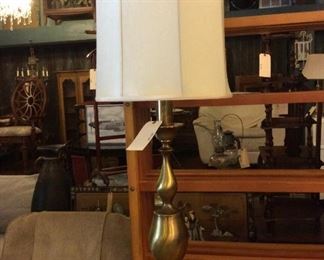 brass lamp