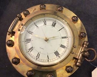 brass clock 