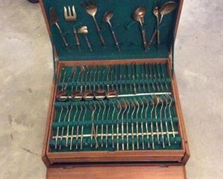 bronze flatware