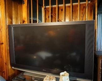 large flat screen TV