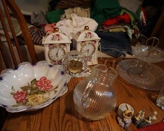 clocks , ball pitcher