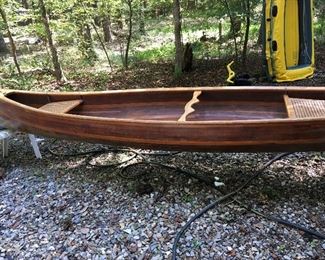 Wood Hand made Canoe...