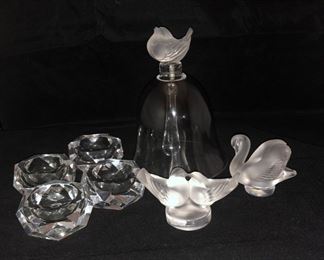 VINTAGE GLASS: LALIQUE & BACCARAT