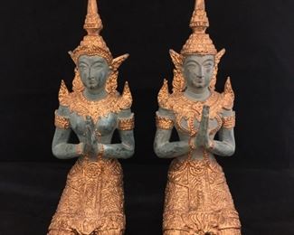 THAILAND SEATED GODDESS FIGURES