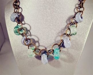 ART GLASS NECKLACE