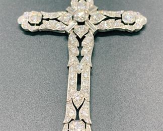 DIAMOND CROSS PENDANT