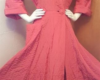 FANTASTIC PINK SATIN ROBE