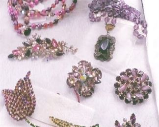 MORE GLITZY FINDS! DESIGNER SIGNED RHINESTONES!