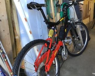 . . . a better view of the originally $1200 mountain bike.
