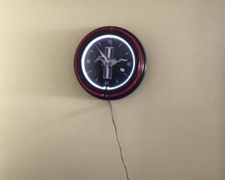 . . . a Mustang clock -- nice