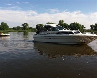 This boat could be yours and ready for next spring -- a great look at the 27-foot, limited-edition, Sea Dancer by Sea Ray!