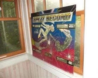 Pinball machine glass