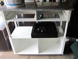 Marble top kitchen island - new - was never completely assembled (yes, we have the rest of the parts)