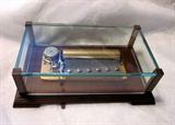 Collectible Reuge Swiss made music box, 72 note movement, 3 songs. Case made in Italy.