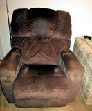 Dark brown La Z Rest rocker recliner