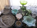 Cut glass, cut crystal, art glass dishes