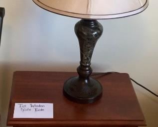 Side Table and Lamp