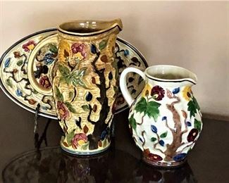 "Indian Tree" Hand painted earthenware, Staffordshire England