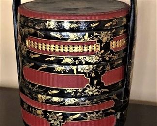 decorative Oriental "lunch baskets"