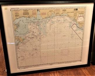 large map of Cape St George to Mississippi Passes