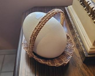 Ostrich egg.