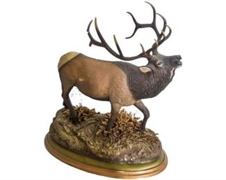 14. Frank Dougherty Elk Sculpture
