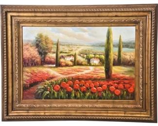 22. Oil on Canvas Landscape Signed Rawlins