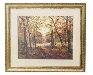 55. Framed Landscape Print
